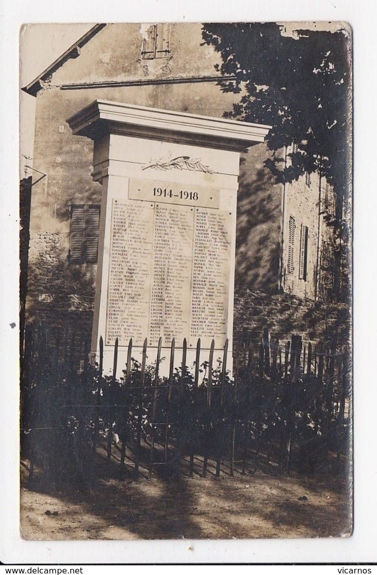 CARTE PHOTO 26 LIVRON ? Monument aux morts