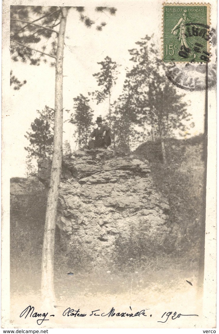 Carte PHOTO Ancienne de  NANCY - Plateau de MAXEVILLE, 1920