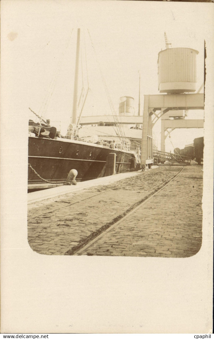 CARTE PHOTO Bateau
