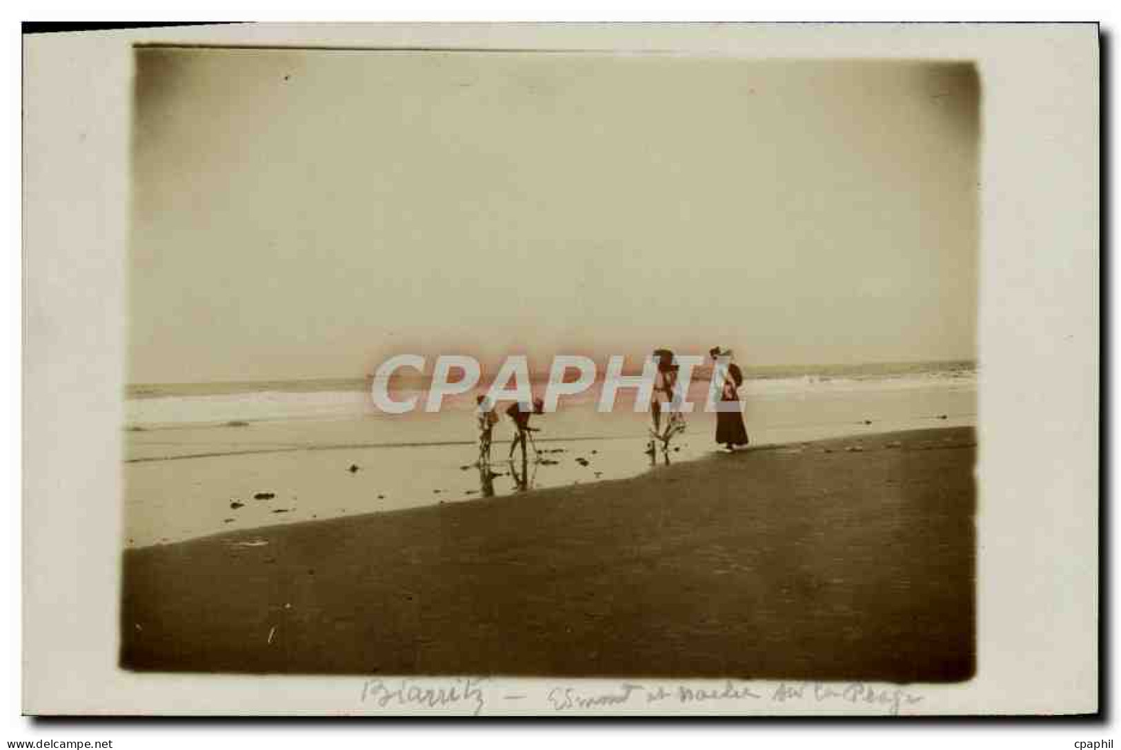 CARTE PHOTO Biarritz