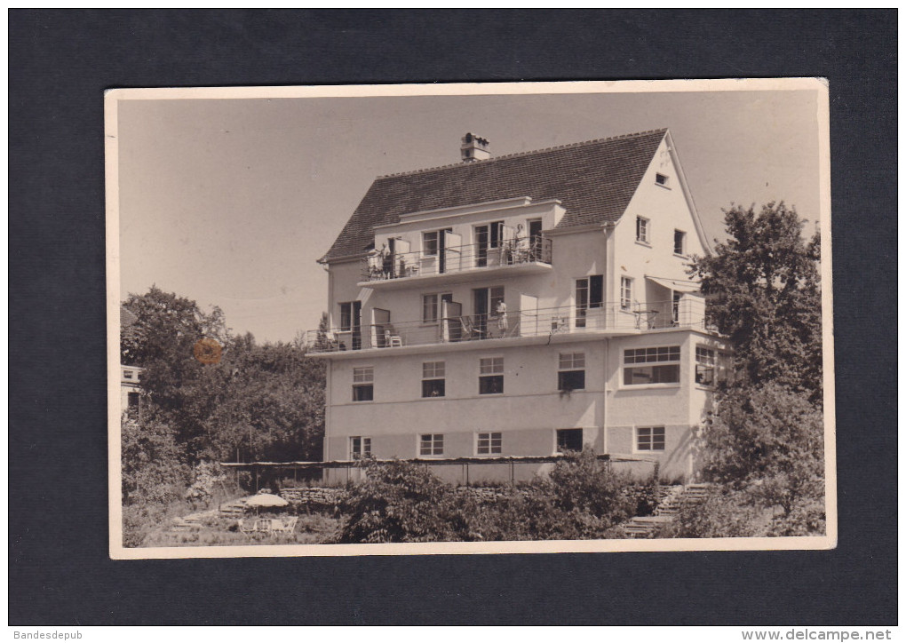 Carte photo cachet départ Überlingen ( pension ? )