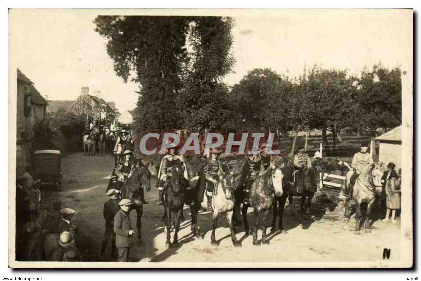 CARTE PHOTO Caen Mousquetaires Carnaval