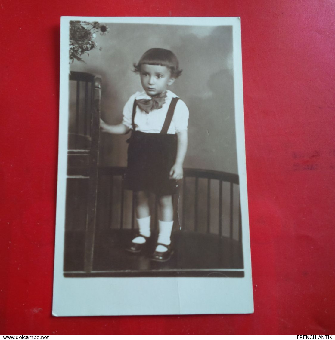 CARTE PHOTO ENFANT PHOTOGRAPHE MARIETTA BUCURESTI