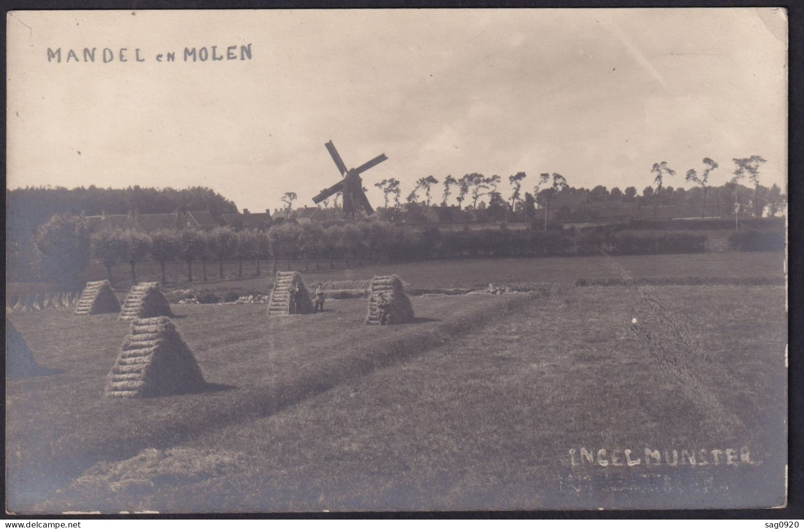 Carte photo-INGELMUNSTER-MANDEL en MOLEN