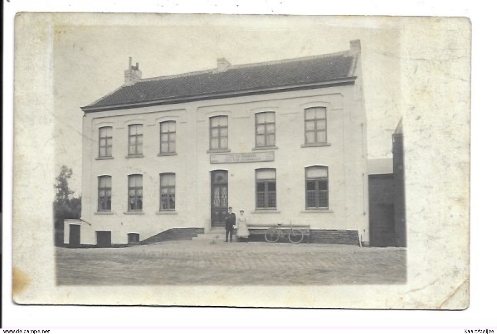 Carte photo Jodoigne - Café du Commerce.