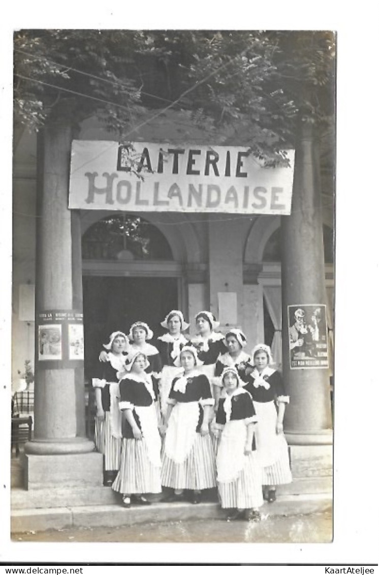 Carte photo Jodoigne - Laiterie Hollandaise.