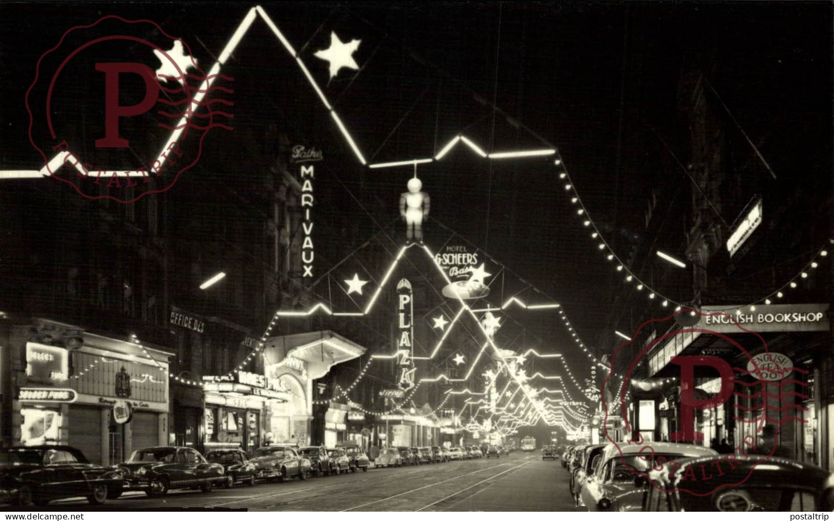 CARTE PHOTO Les Féeries lumineuses de Bruxelles  BRUSSEL BRUXELLES belgique