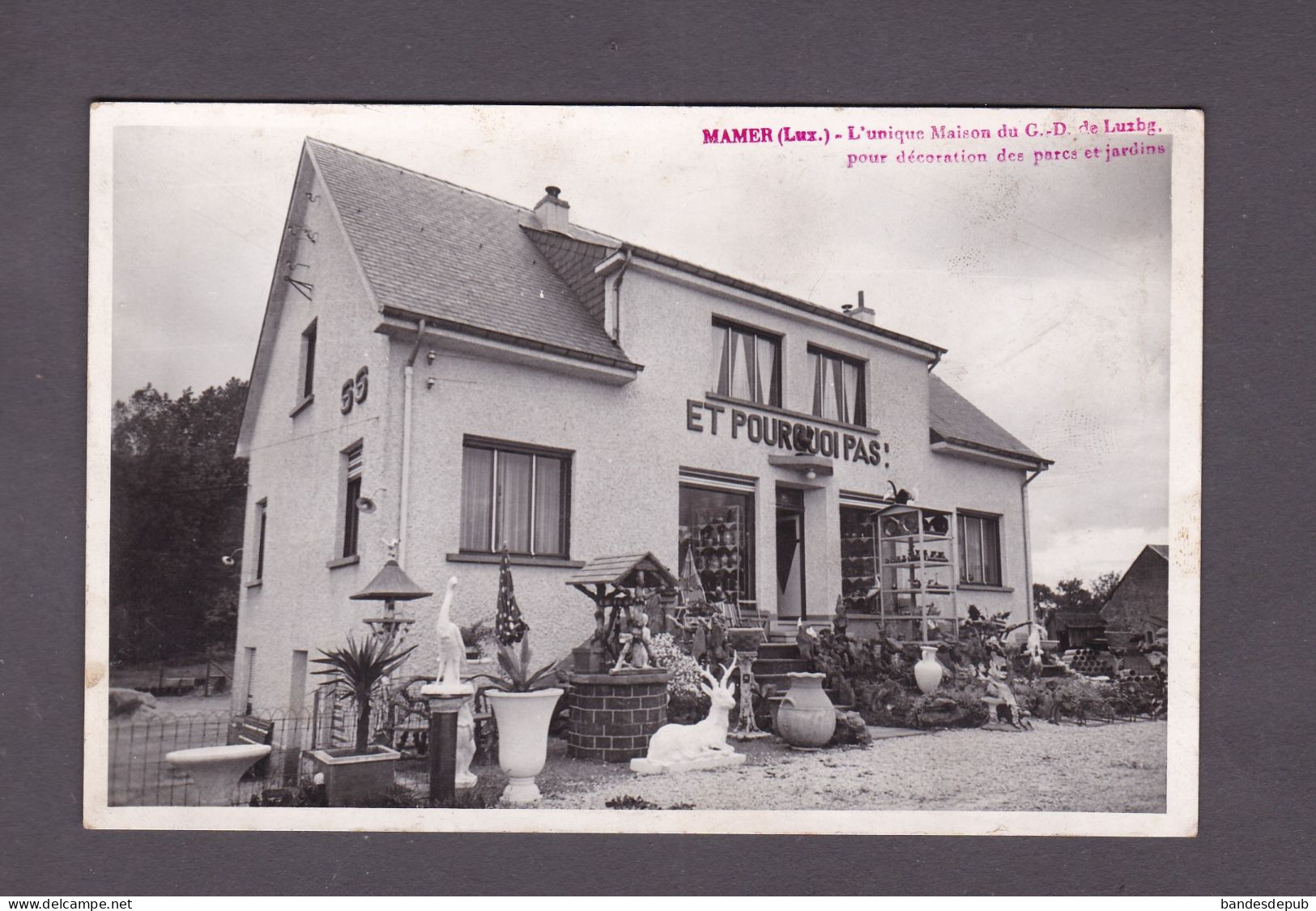Carte photo Luxembourg Mamer Maison Et Pourquoi pas ? décoration parcs et jardins  (56020)