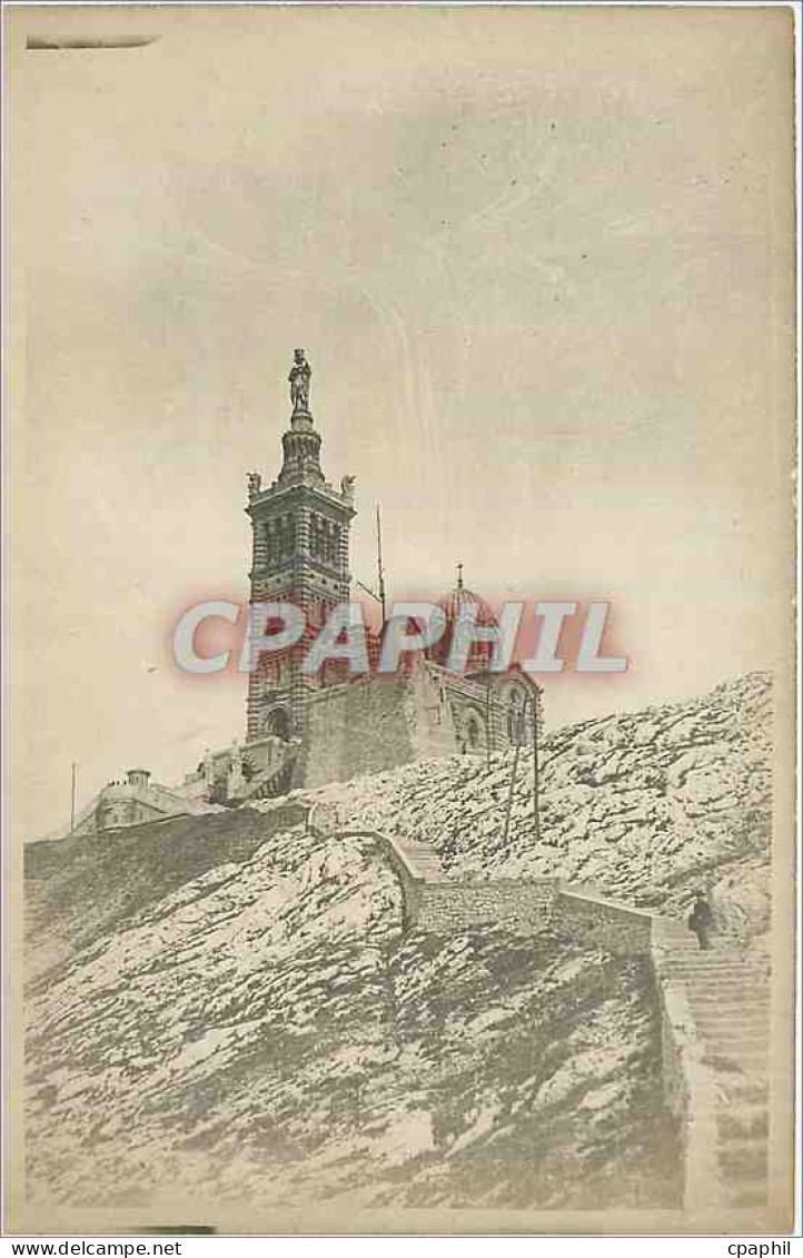 CARTE PHOTO Marseille ND de la Garde