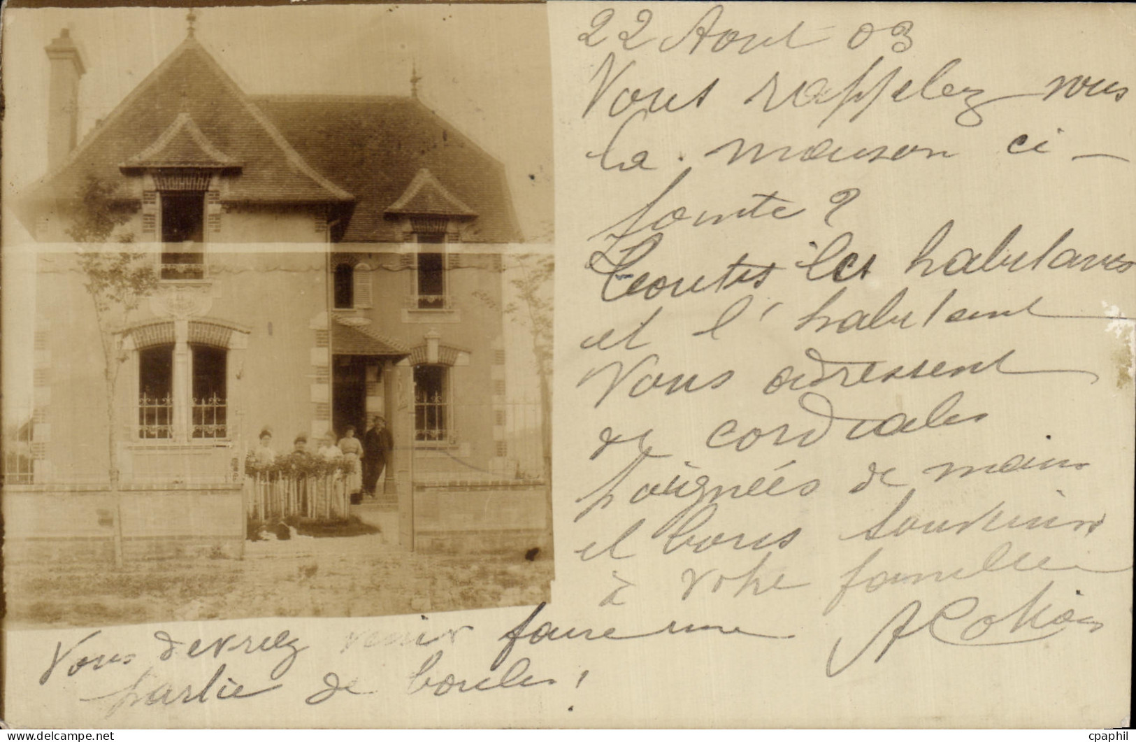 CARTE PHOTO Ouistreham
