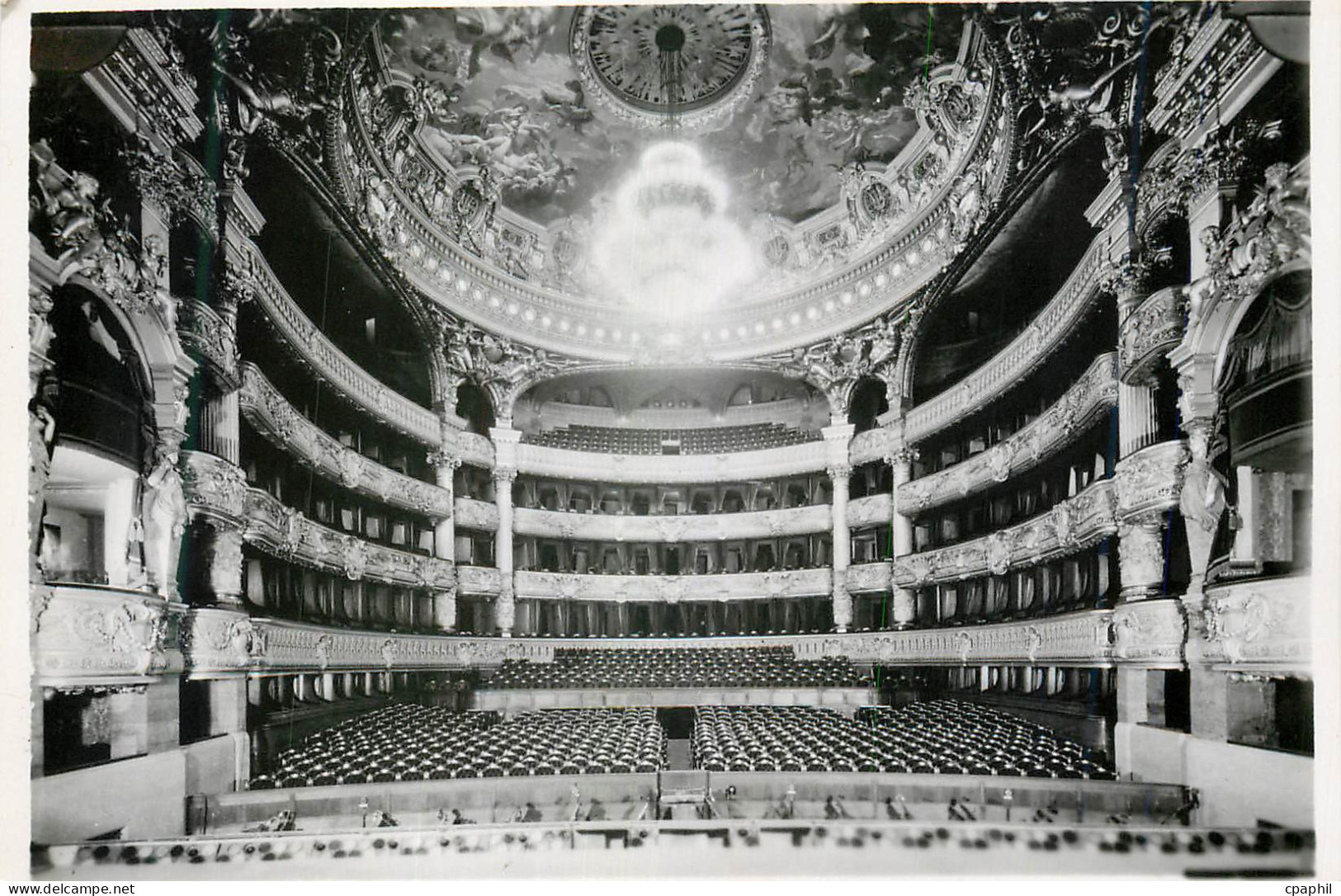 CARTE PHOTO Paris Opera