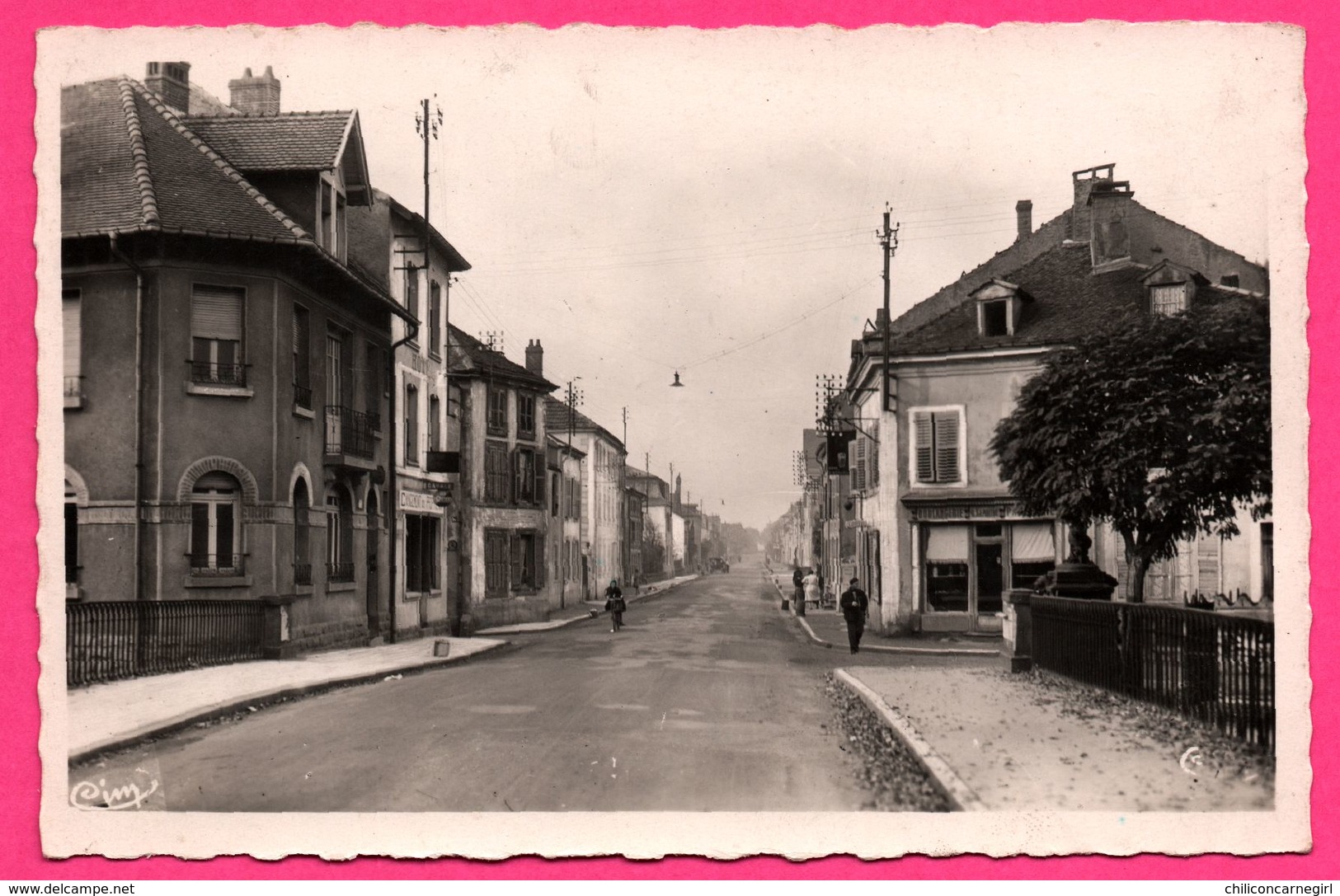 Carte Photo - Raon l'Etape - Rue Carnot - Animée - CIM