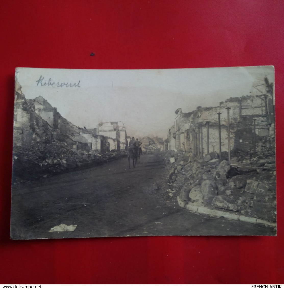 CARTE PHOTO RIBECOURT