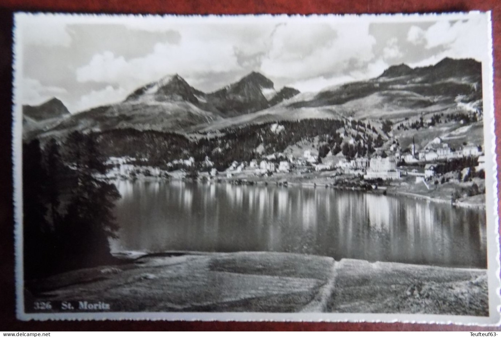 Carte photo Saint Moritz