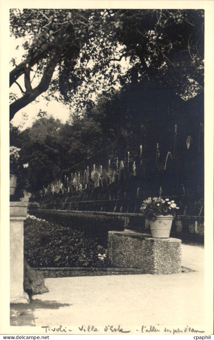 CARTE PHOTO Tivoli Villa d'Este