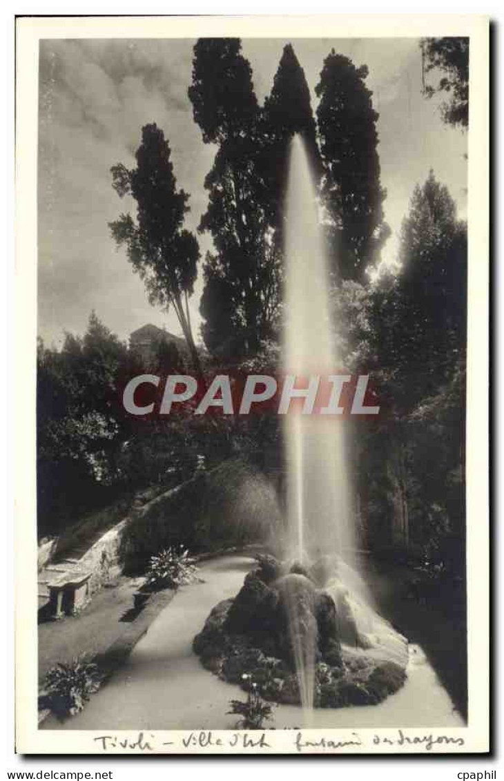 CARTE PHOTO Tivoli Villa d'Este