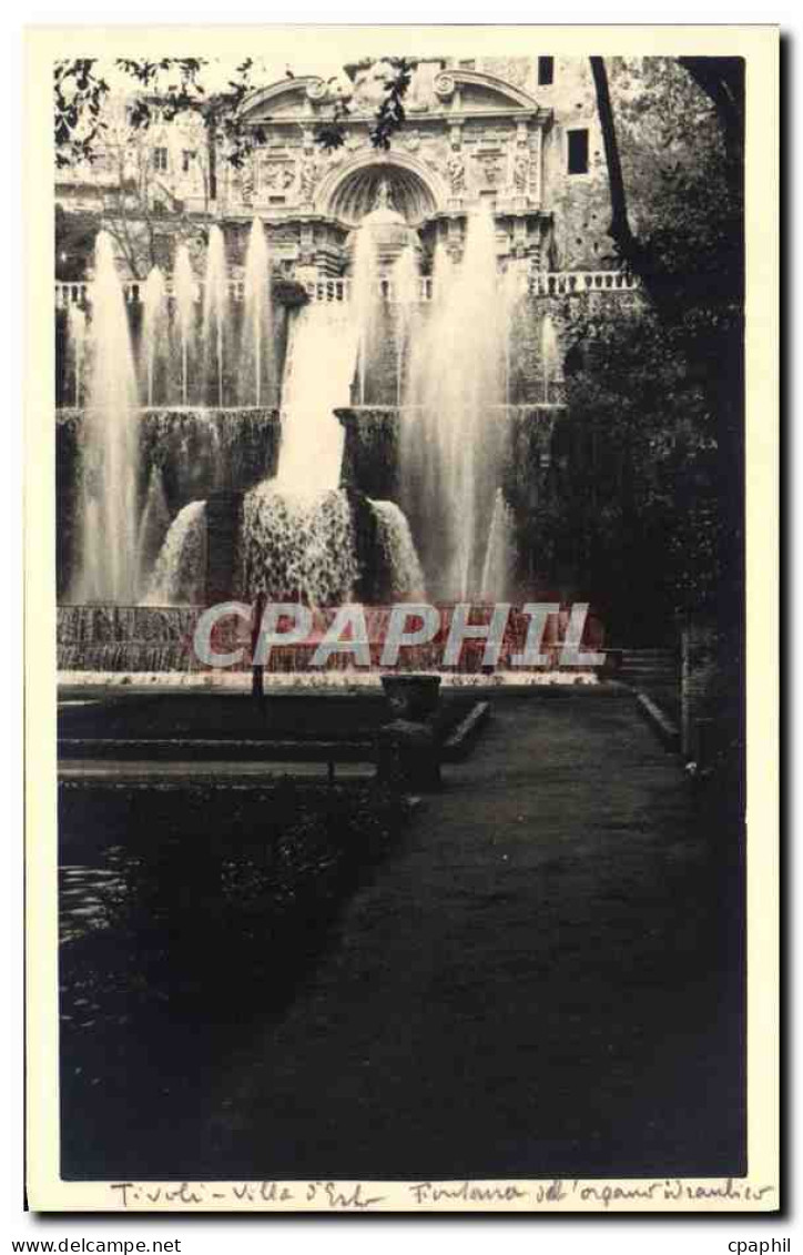 CARTE PHOTO Tivoli Villa d'Este