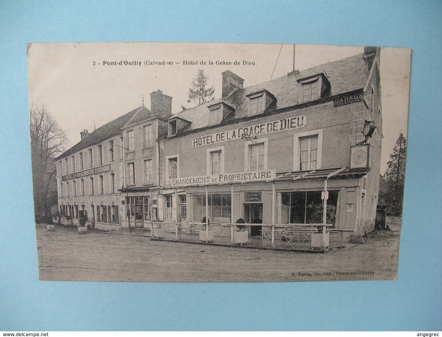 Carte Pont d'Ouilly - Hôtel de la Grâce de Dieu