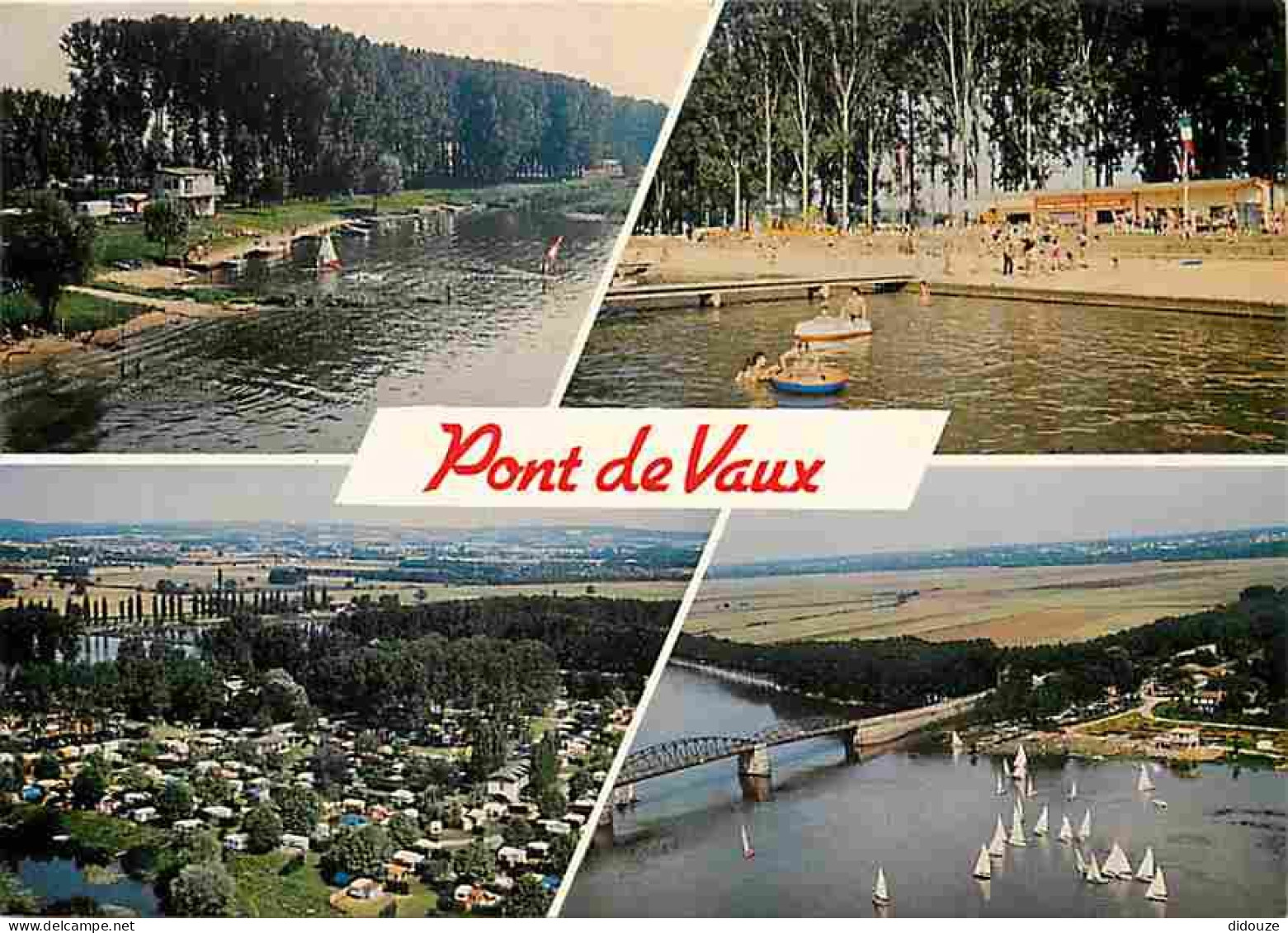 Carte Postale - 01 - Pont de Vaux - Camping les Peupliers - Multivues - CPM - Voir Scans Recto-Verso - Poscard - Carta P