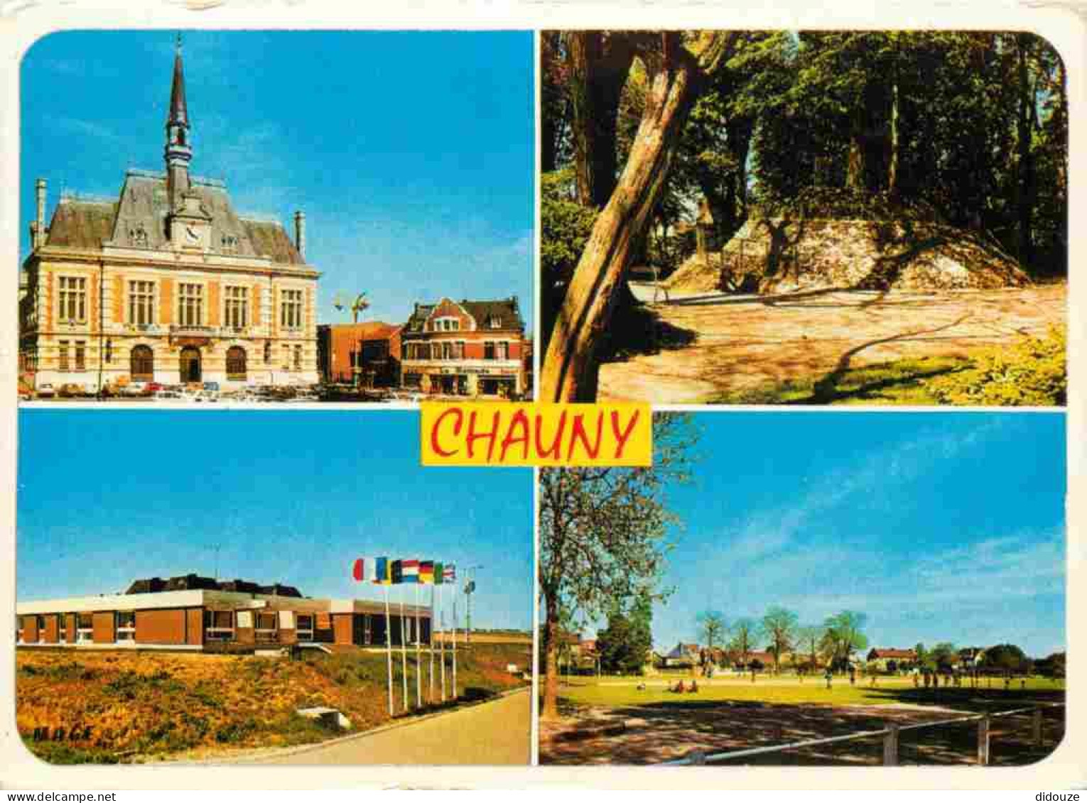Carte Postale - 02 - Chauny - Multivues - CPM - Flamme Postale de Chauny 02 - Voir Scans Recto-Verso - Poscard - Carta P
