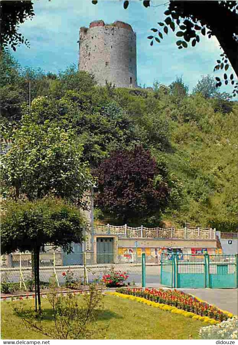 Carte Postale - 02 - Guise - La Tour de Guise vue du Square - Flamme Postale - CPM - Voir Scans Recto-Verso - Poscard -