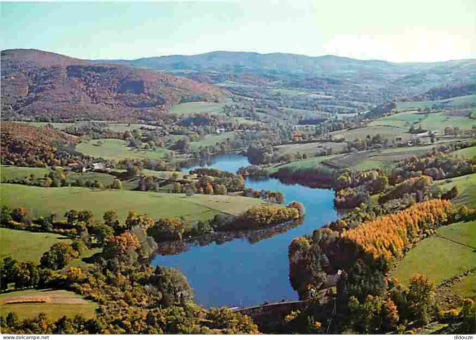 Carte Postale - 03 - Saint Clément - Barrage de Saint Clément sur la Bresbre - En Montagne Bourbonnaise - Vue aérienne -