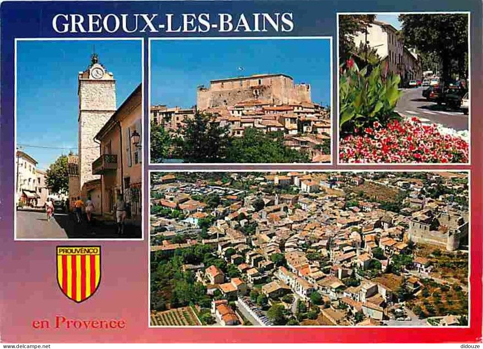 Carte Postale - 04 - Gréoux les Bains - Multivues - Blasons - Flamme Postale de Gréoux les Bains - CPM - Voir Scans Rect