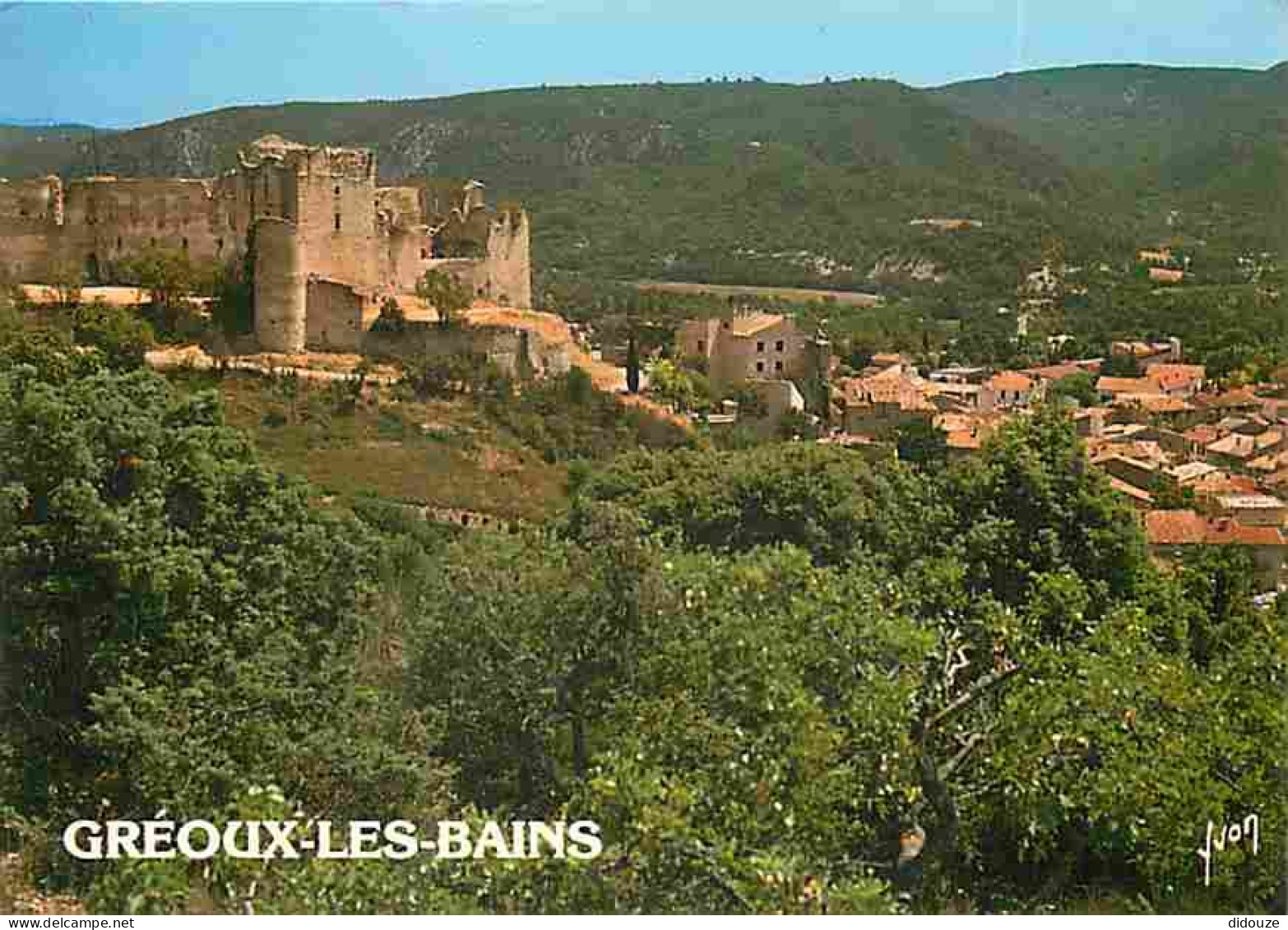 Carte Postale - 04 - Gréoux les Bains - Vue Générale - Flamme Postale de Gréoux les Bains - CPM - Voir Scans Recto-Verso