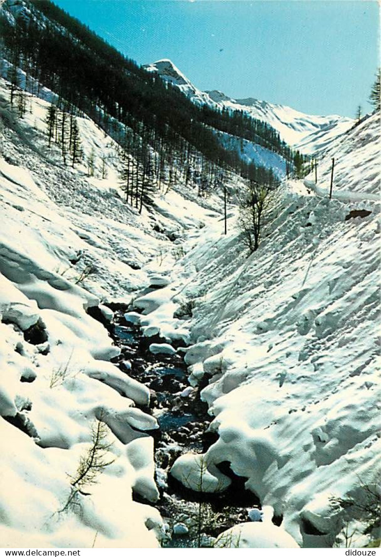 Carte Postale - 05 - Orcières Merlette - Beauté d'un paysage d'hiver - Hiver - Neige - Flamme Postale de Orcières Merlet