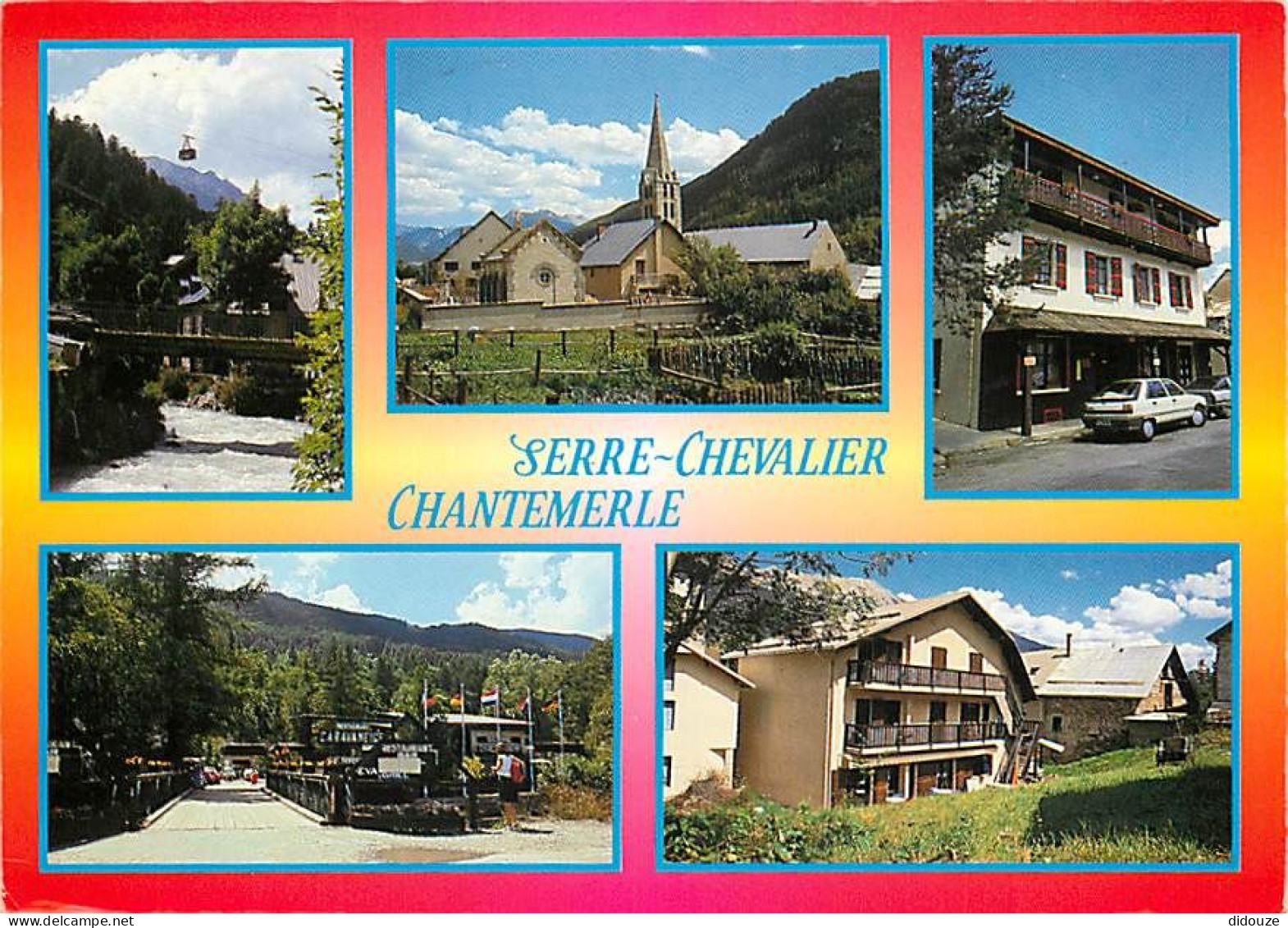 Carte Postale - 05 - Serre Chevalier - Chantemerle - Multivues - Automobiles - CPM - Voir Scans Recto-Verso - Poscard -