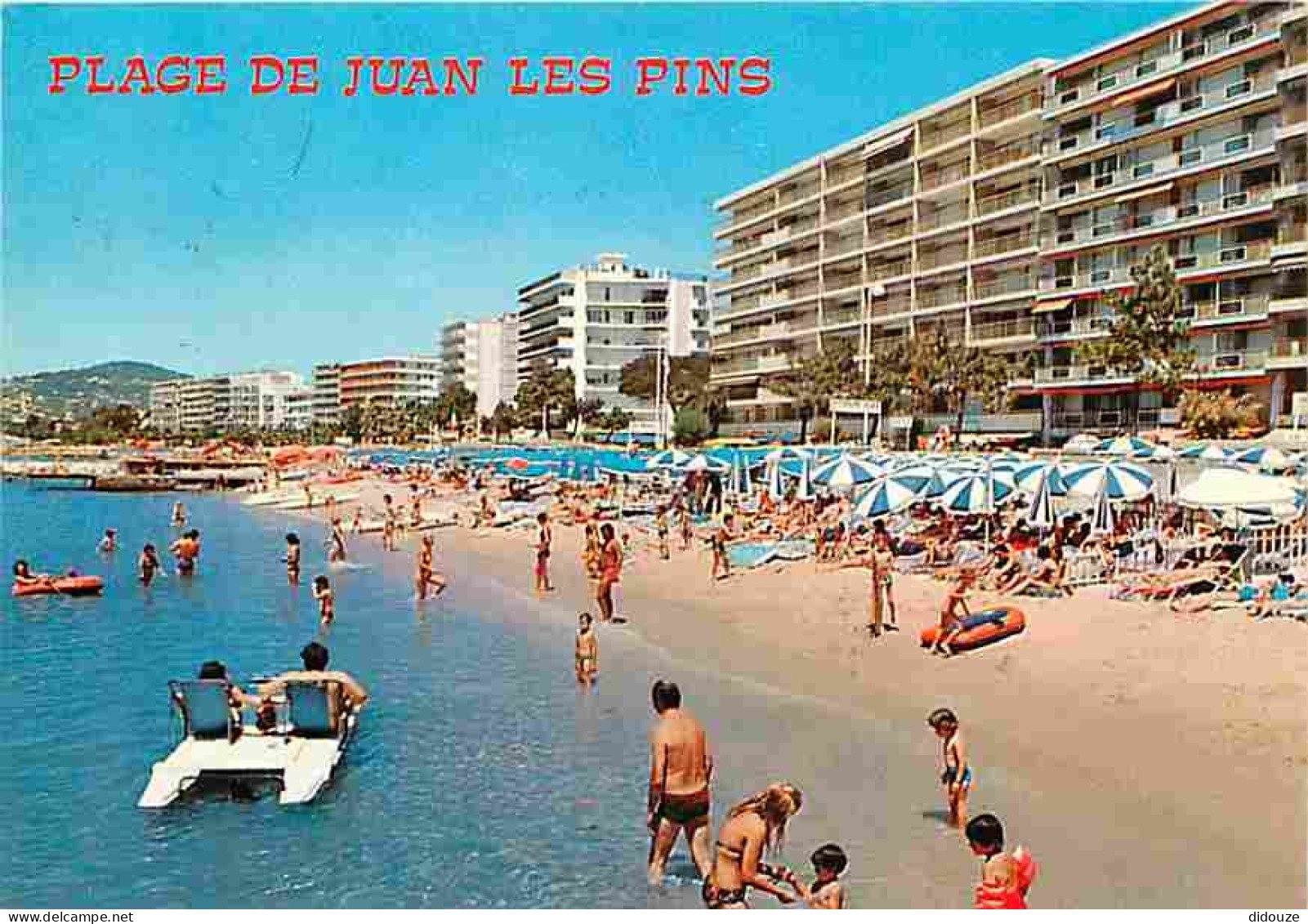 Carte Postale - 06 - Juan les Pins - Juan les Pins et ses Plages - CPM - Voir Scans Recto-Verso - Poscard - Carta Postal