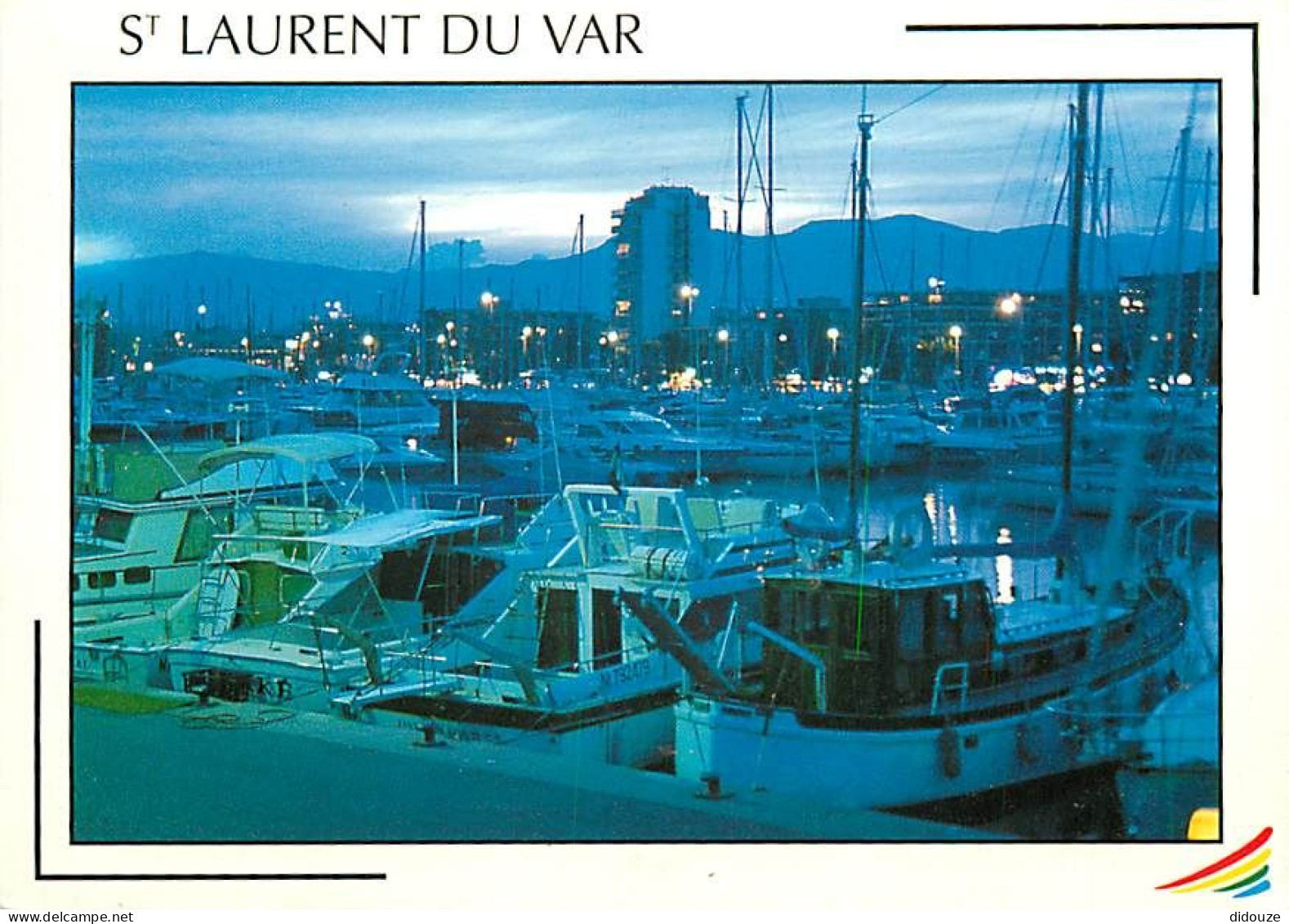 Carte Postale - 06 - Saint Laurent du Var - Le Port - Bateaux - Vue de Nuit - CPM - Voir Scans Recto-Verso - Poscard - C