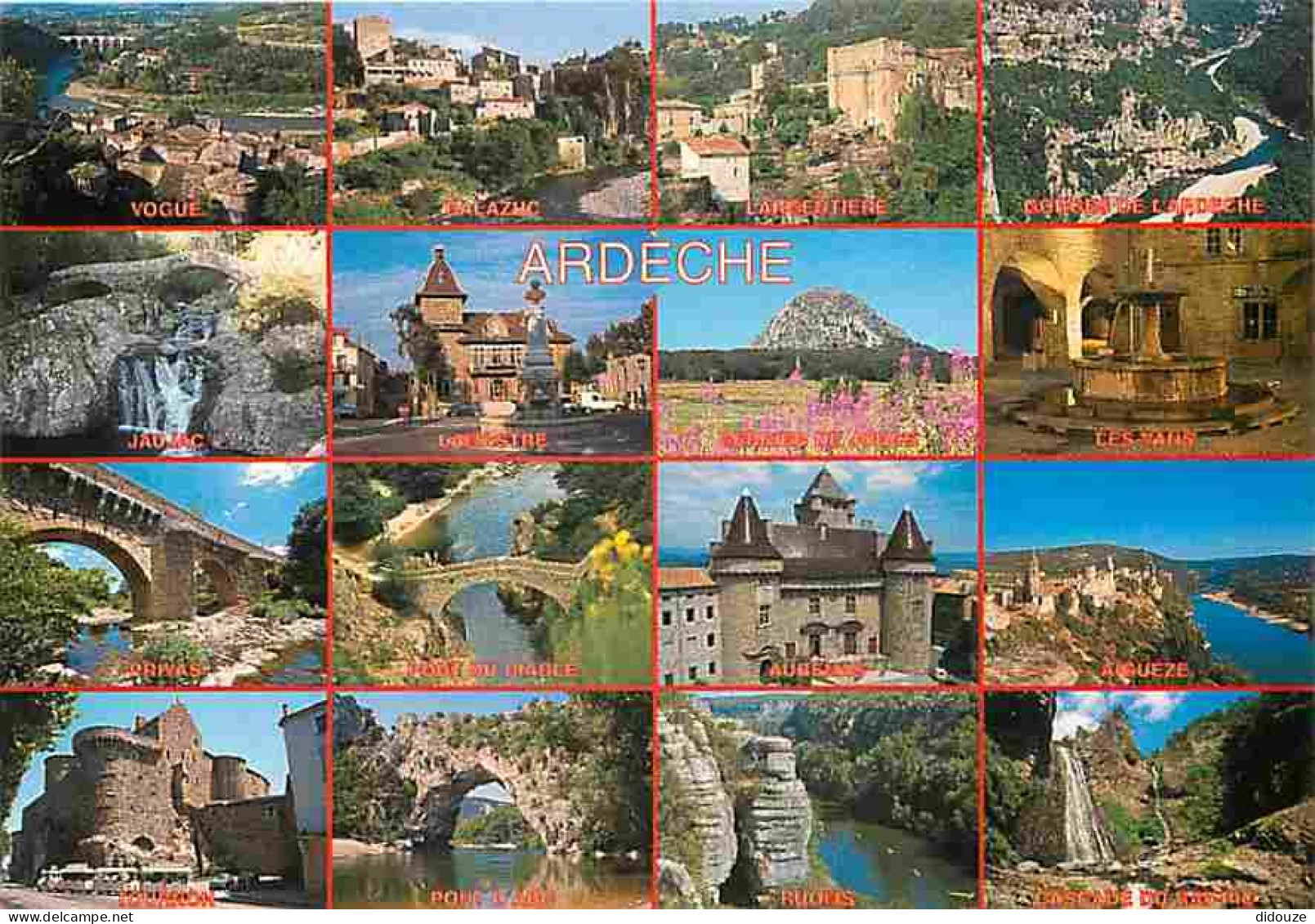 Carte Postale - 07 - Ardèche - Multivues - Flamme Postale de Bourg Saint Andéol - CPM - Voir Scans Recto-Verso - Poscard