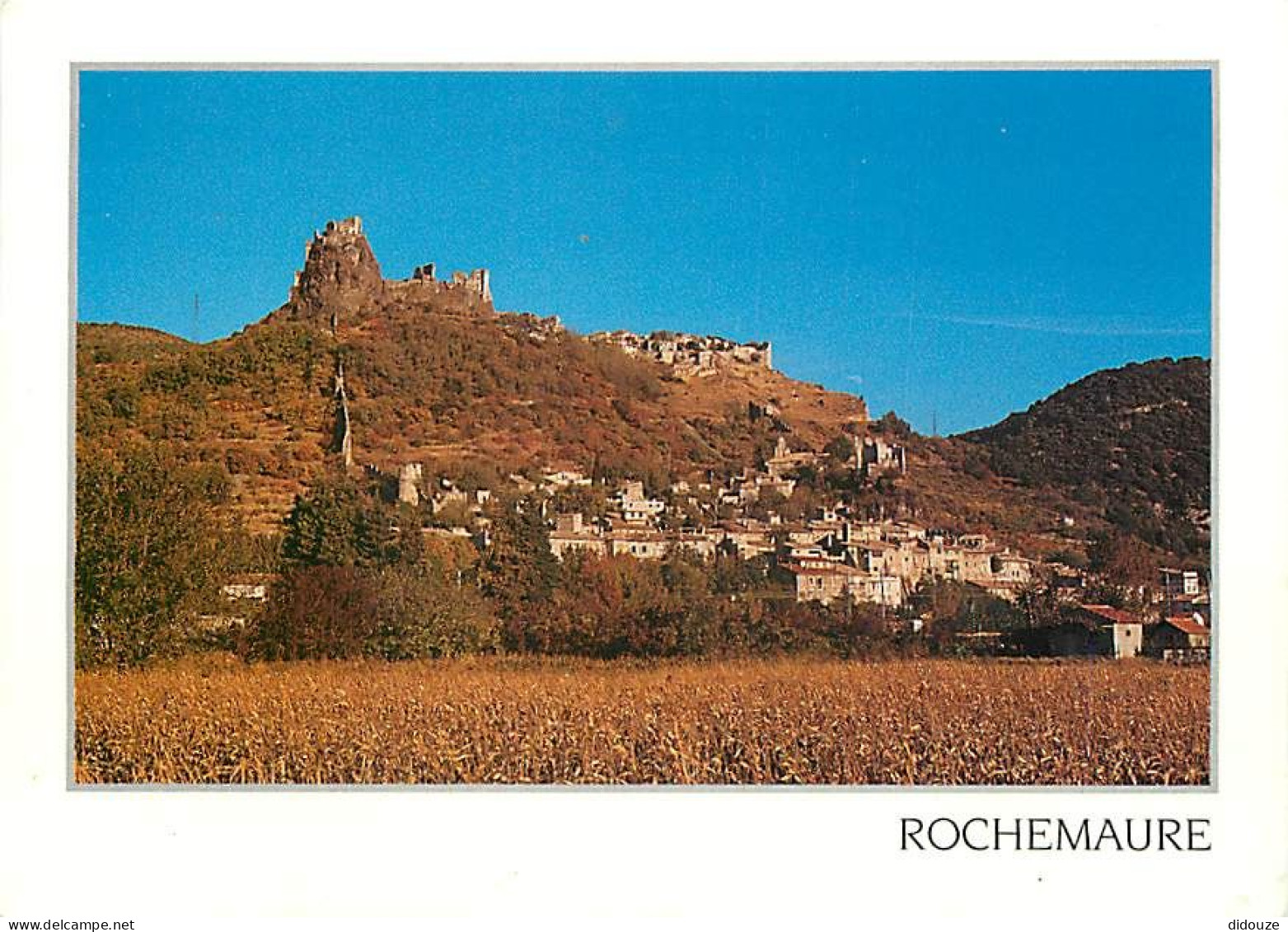 Carte Postale - 07 - Rochemaure - Le village - Vue Générale - CPM - Voir Scans Recto-Verso - Poscard - Carta Postal -  P