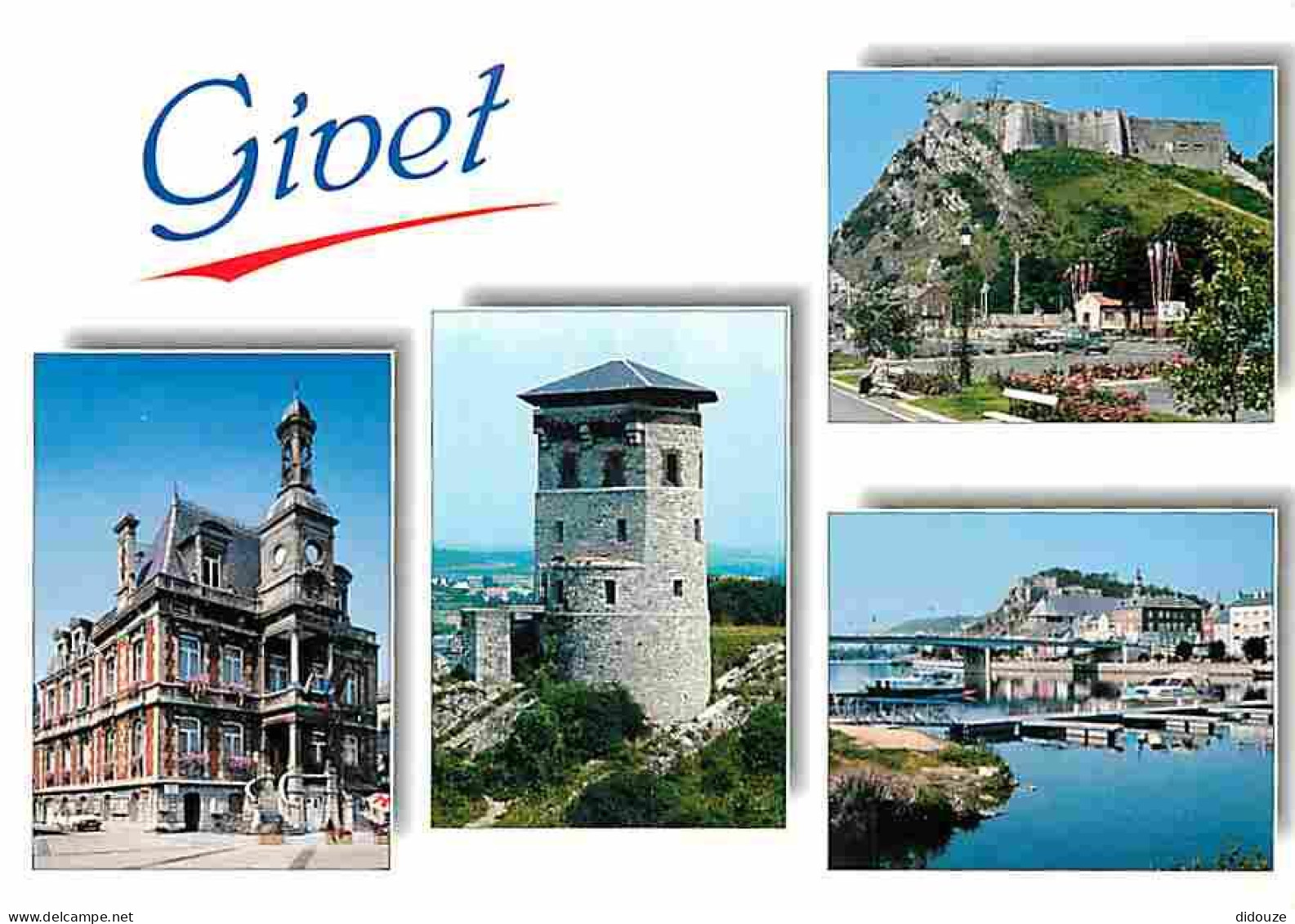 Carte Postale - 08 - Givet - Multivues - Vieilles pierres - Flamme Postale de Givet - CPM - Voir Scans Recto-Verso - Pos
