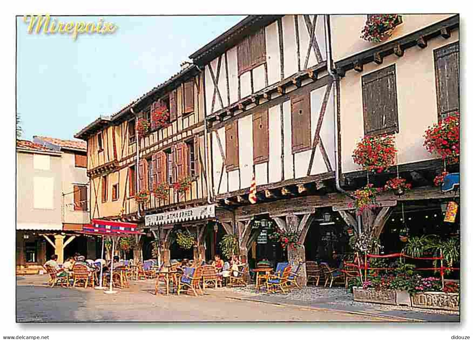 Carte Postale - 09 - Mirepoix - Maisons à pans de bois dans la Cité Médiévale de Mirepoix - CPM - Voir Scans Recto-Verso