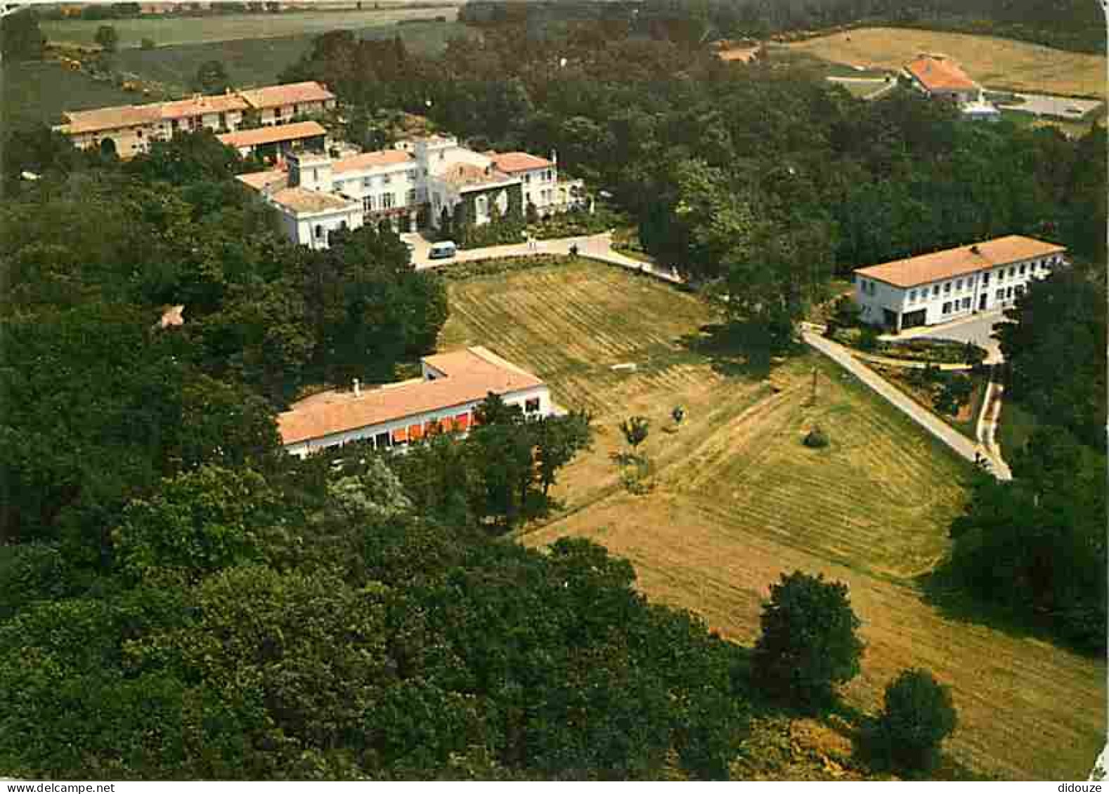Carte Postale - 11 - Bram - Centre de Ste Gemme - Vue aérienne - Etat léger pli visible - CPM - Voir Scans Recto-Verso -