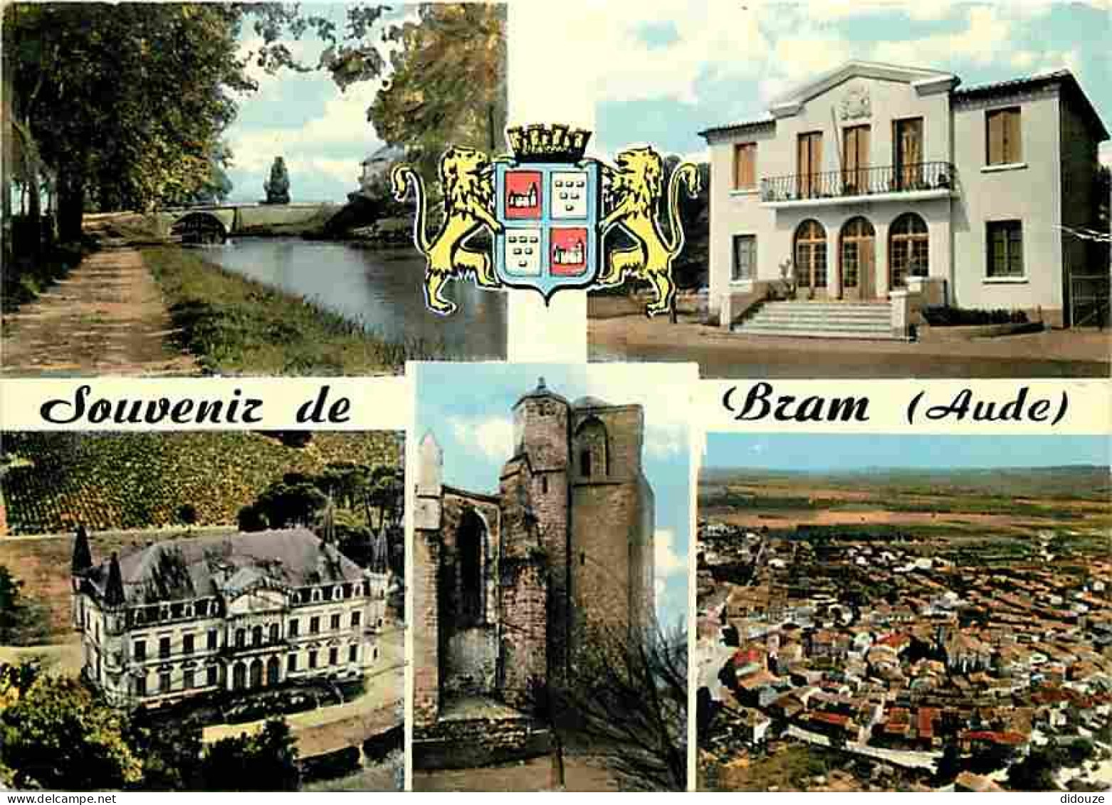 Carte Postale - 11 - Bram - Multivues - Blasons - CPM - Voir Scans Recto-Verso - Poscard - Carta Postal -  Postkarte