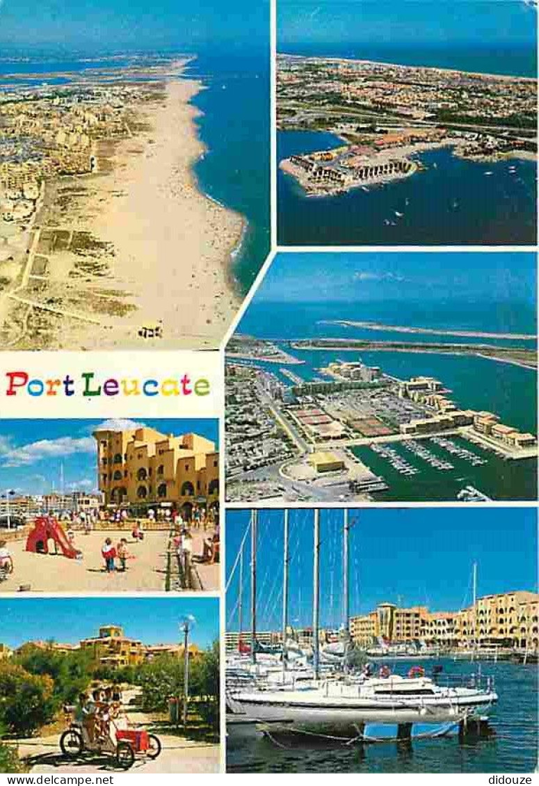 Carte Postale - 11 - Leucate - Port Leucate - Multivues - Bateaux - Voiture à pédales - CPM - Voir Scans Recto-Verso - P