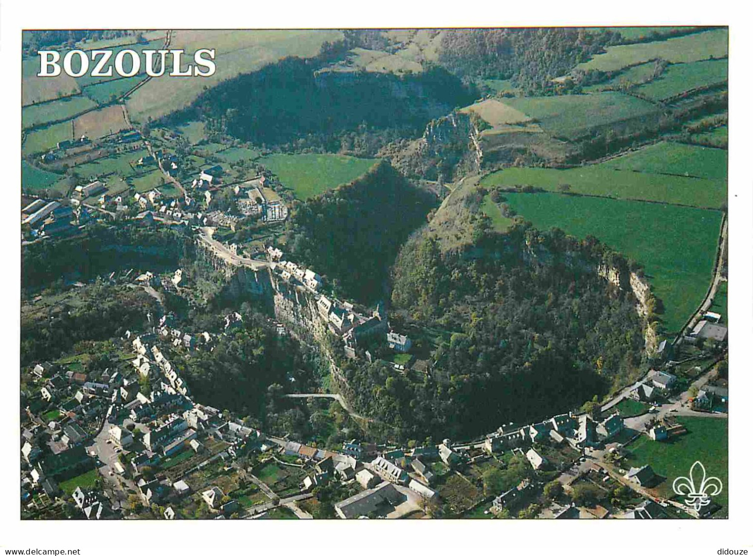 Carte Postale - 12 - Bozouls - Vue aérienne sur le trou de Bozouls - CPM - Voir Scans Recto-Verso - Poscard - Carta Post
