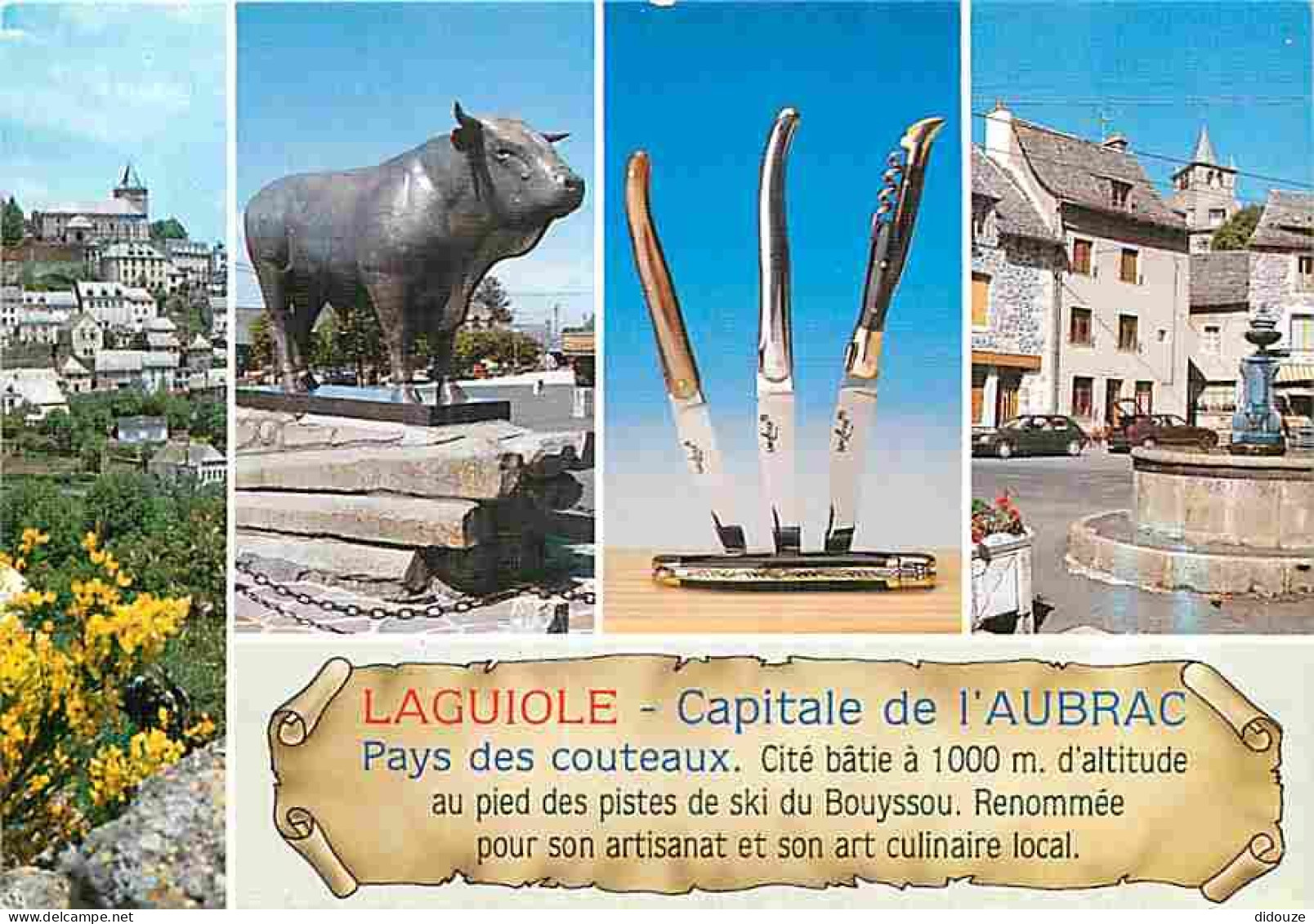 Carte Postale - 12 - Laguiole - Multivues - Couteaux - Automobiles - CPM - Voir Scans Recto-Verso - Poscard - Carta Post