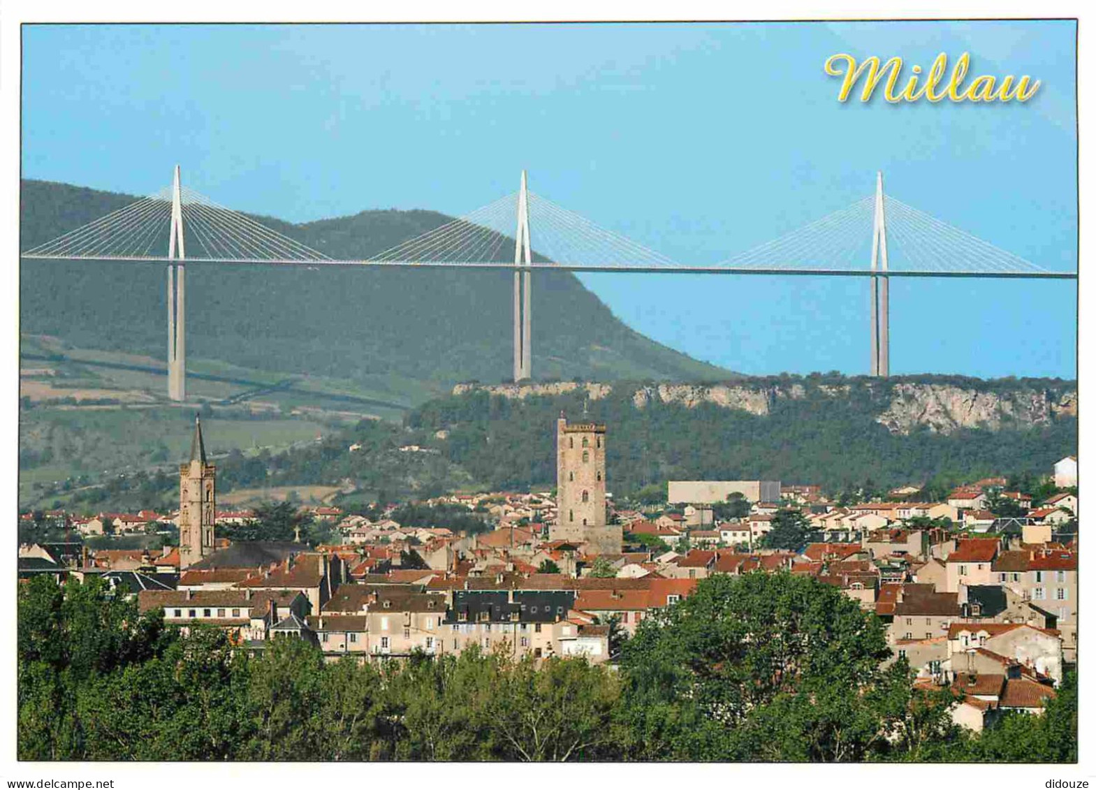 Carte Postale - 12 - Millau - Vue Générale  - Le Viaduc de Millau - CPM - Voir Scans Recto-Verso - Poscard - Carta Posta