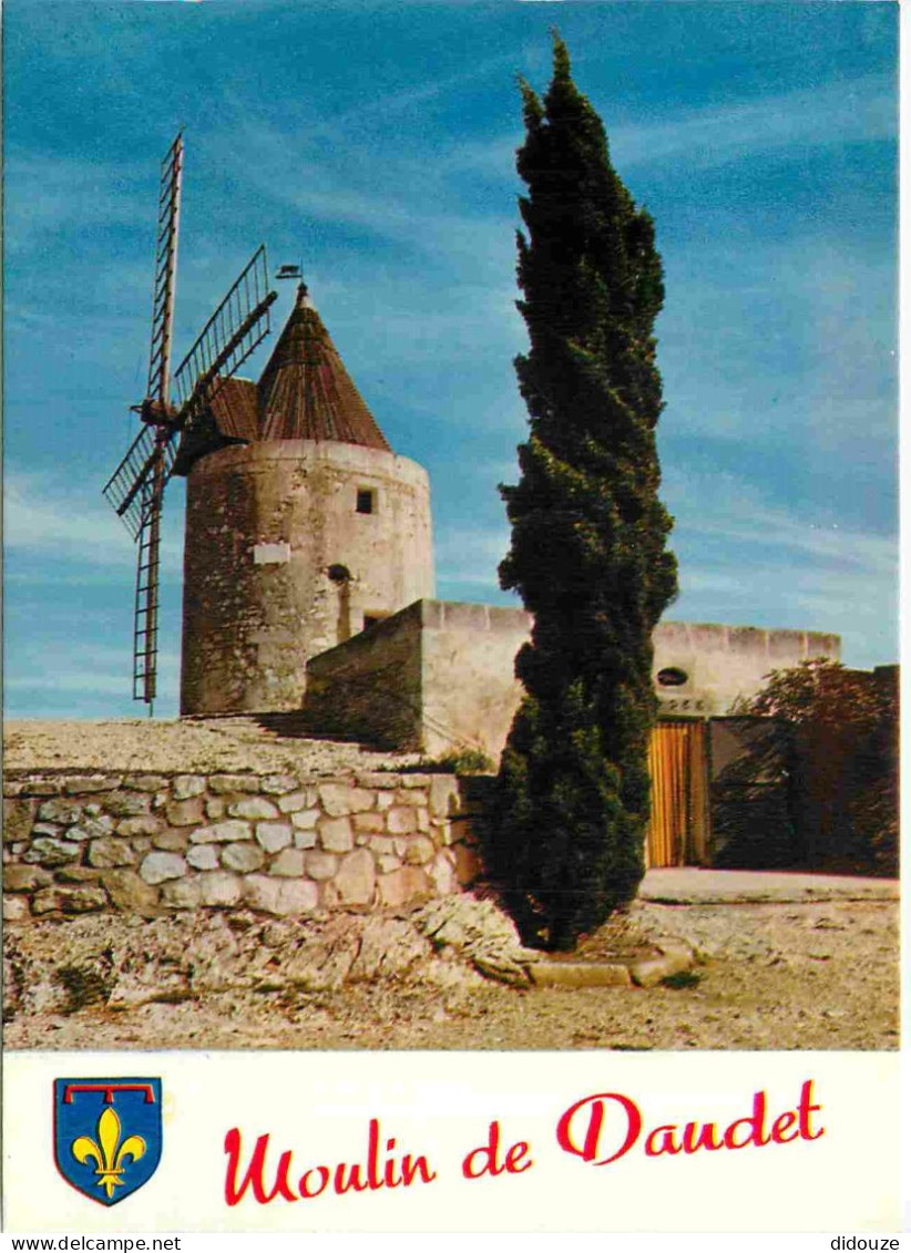Carte Postale - 13 - Fontvieille - Le Moulin de Daudet -  -  -  -  - CPM -  -  - Voir Scans Recto-Verso