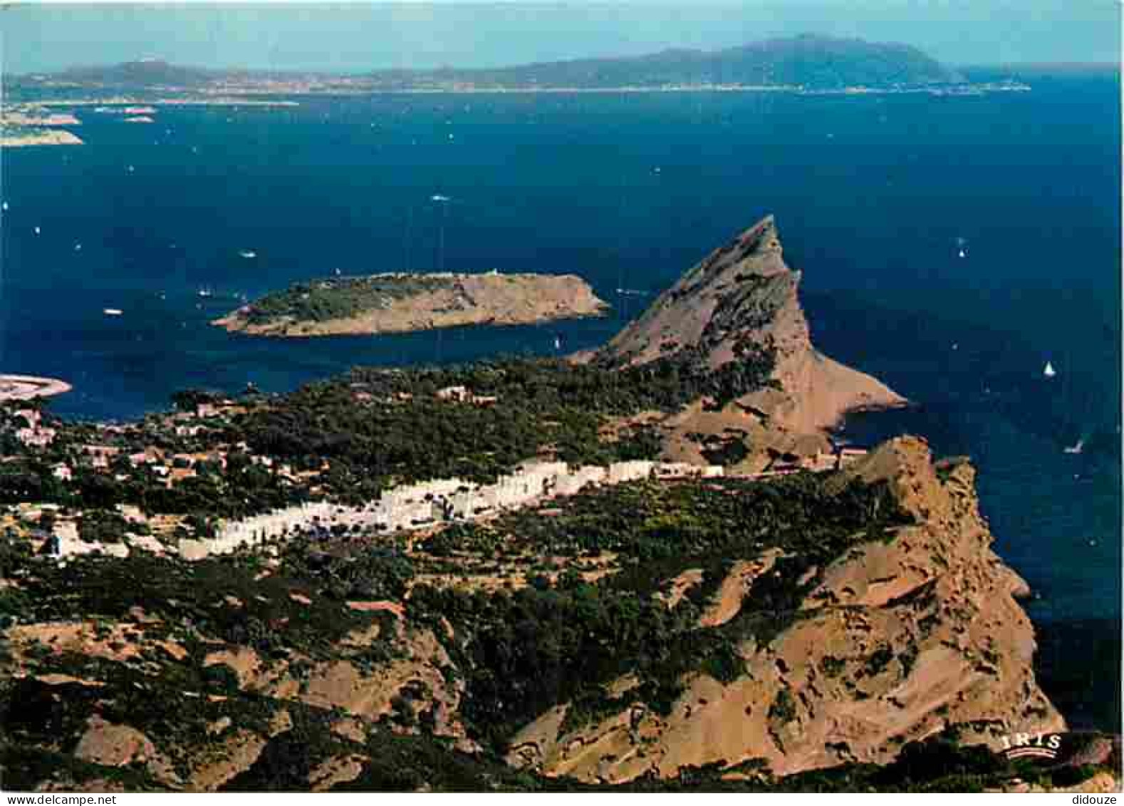 Carte Postale - 13 - La Ciotat - Baie de La Ciotat - Rocher du Bec de l'Aigle - Ile Verte - Flamme Postale - CPM - Voir