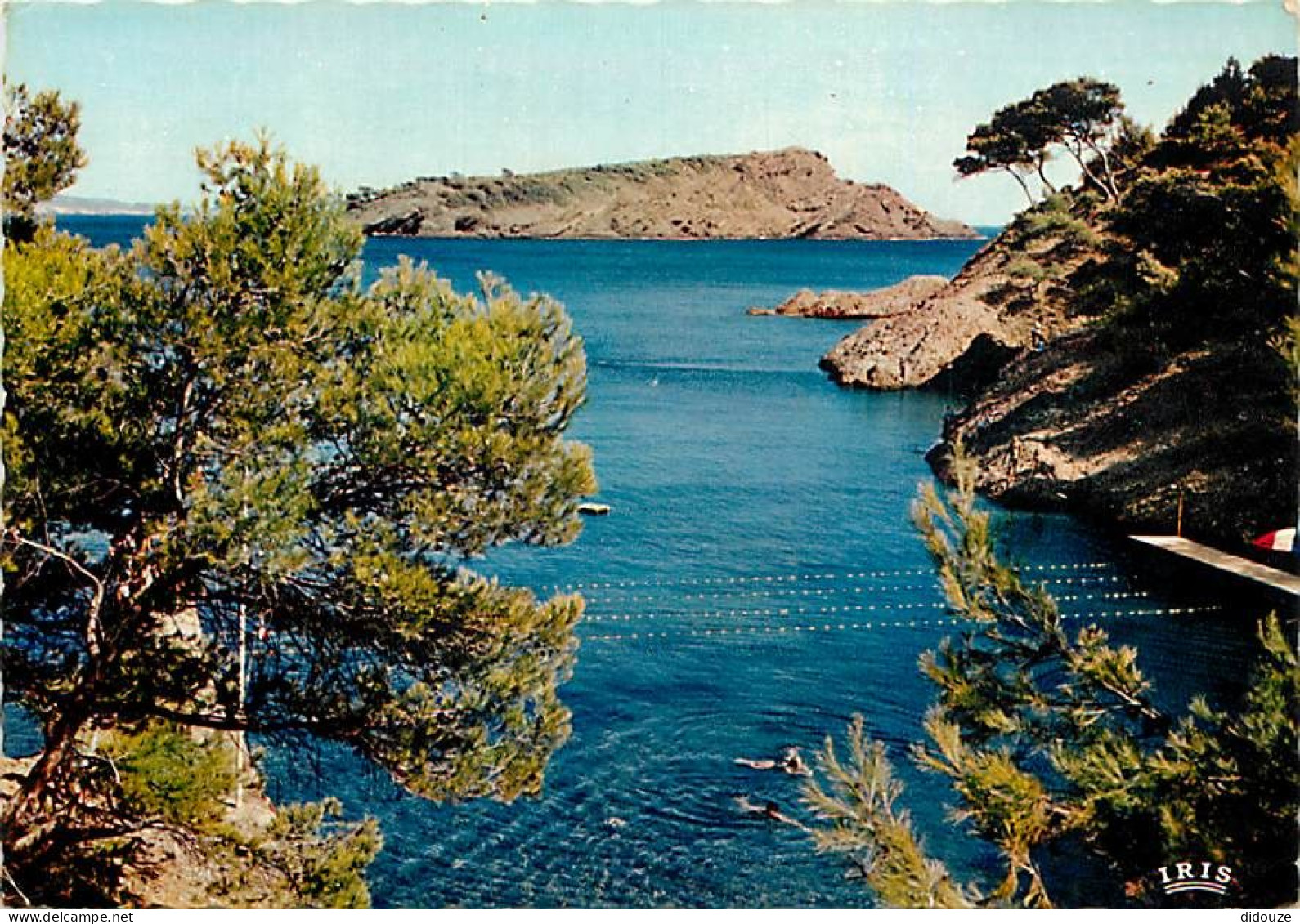 Carte Postale - 13 - La Ciotat - La Calanque du Petit Mugel et l'Ile Verte - Flamme Postale de La Ciotat - CPM - Voir Sc