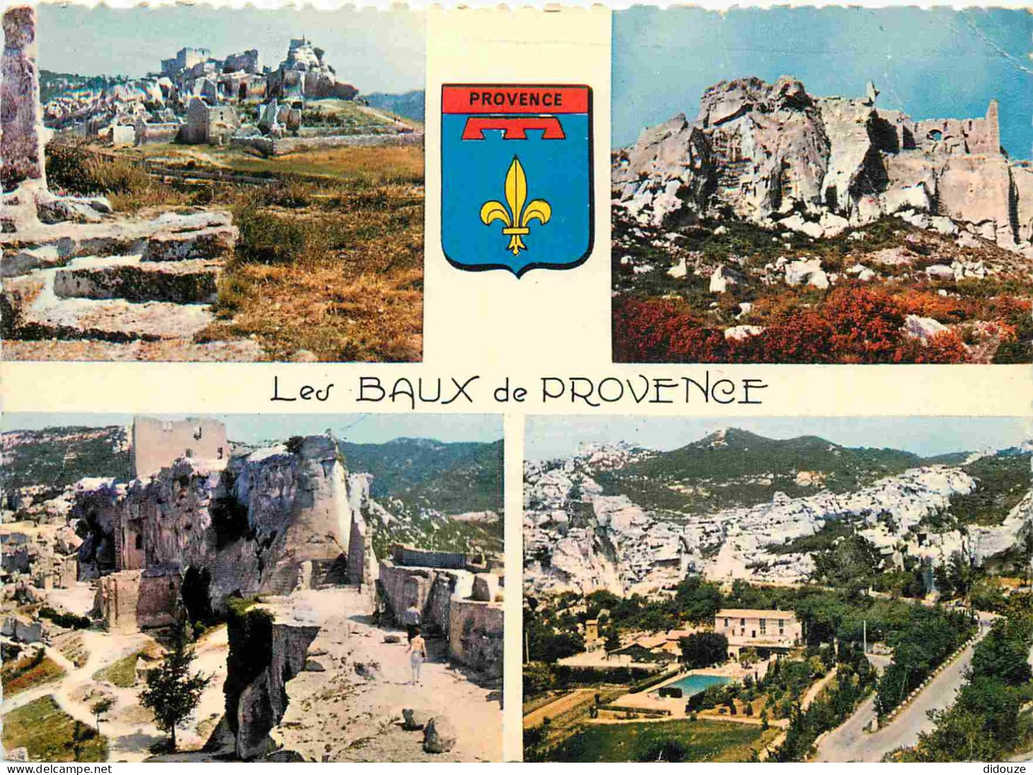 Carte Postale - 13 - Les Baux-de-provence - Multivues - Blasons -  -  -  - CPM -  -  - Voir Scans Recto-Verso