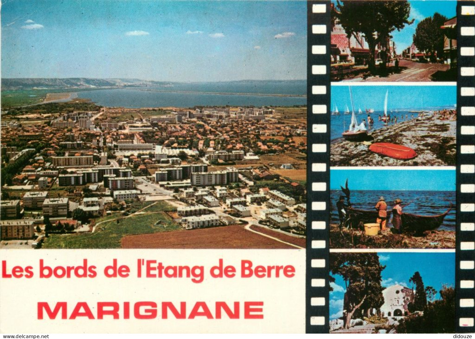 Carte Postale - 13 - Marignane - les bords de l'Etang de Berre - Multivues - CPM - Voir Scans Recto-Verso - Poscard - Ca