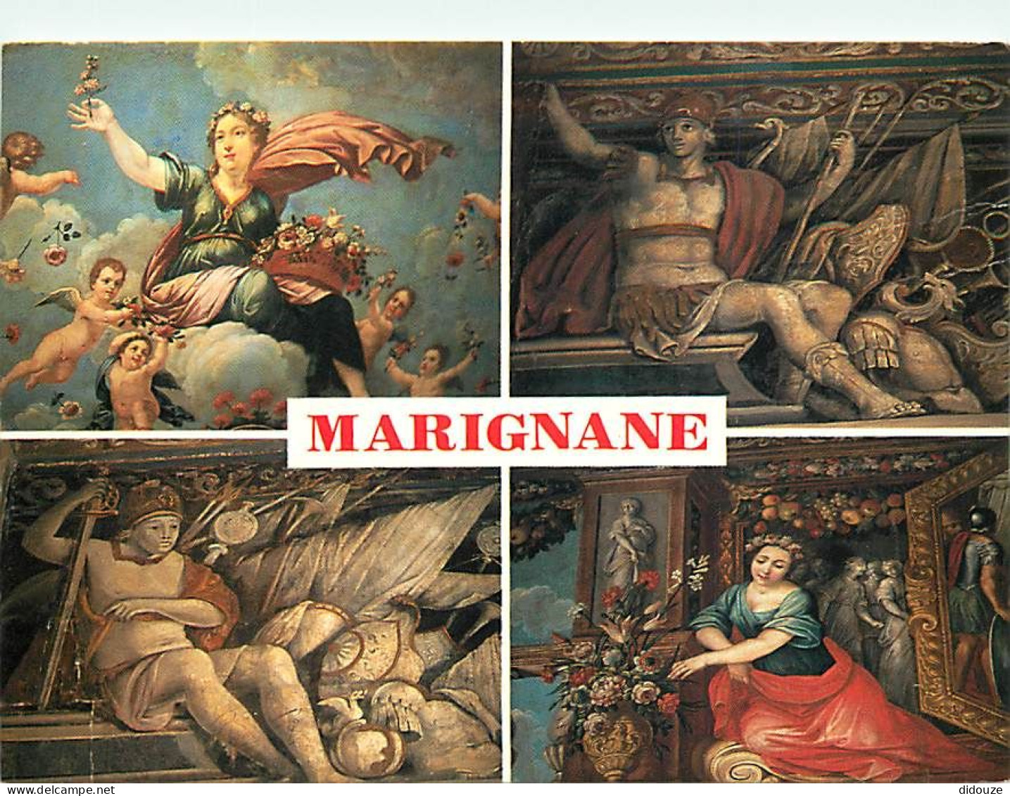 Carte Postale - 13 - Marignane - Pfafond de la Mairie - Multivues - CPM - Voir Scans Recto-Verso - Poscard - Carta Posta