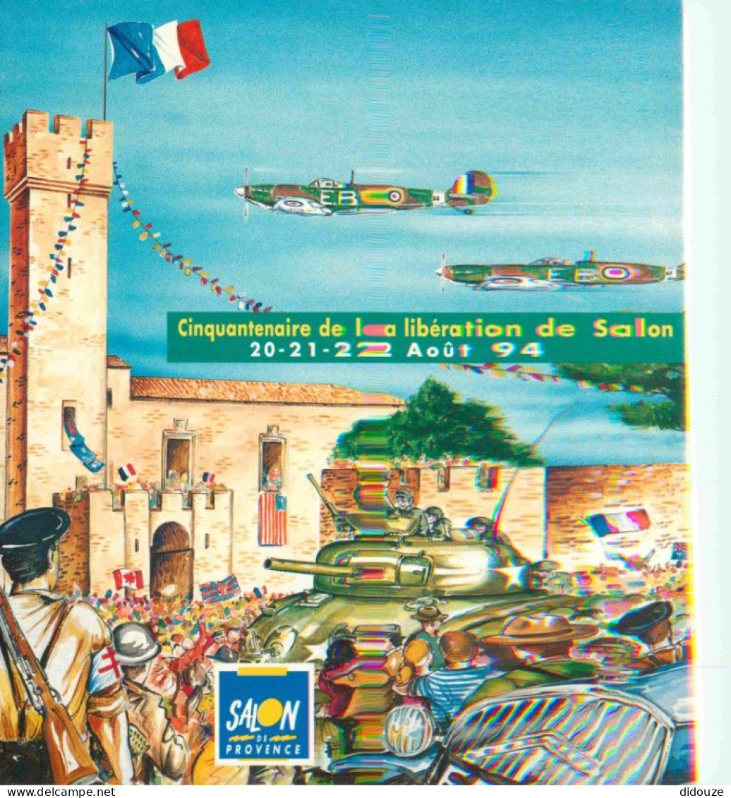 Carte Postale - 13 - Salon de Provence - Carte Publicitaire pour le Cinquentenaire c'e la Libération de Salon 22 Août 19