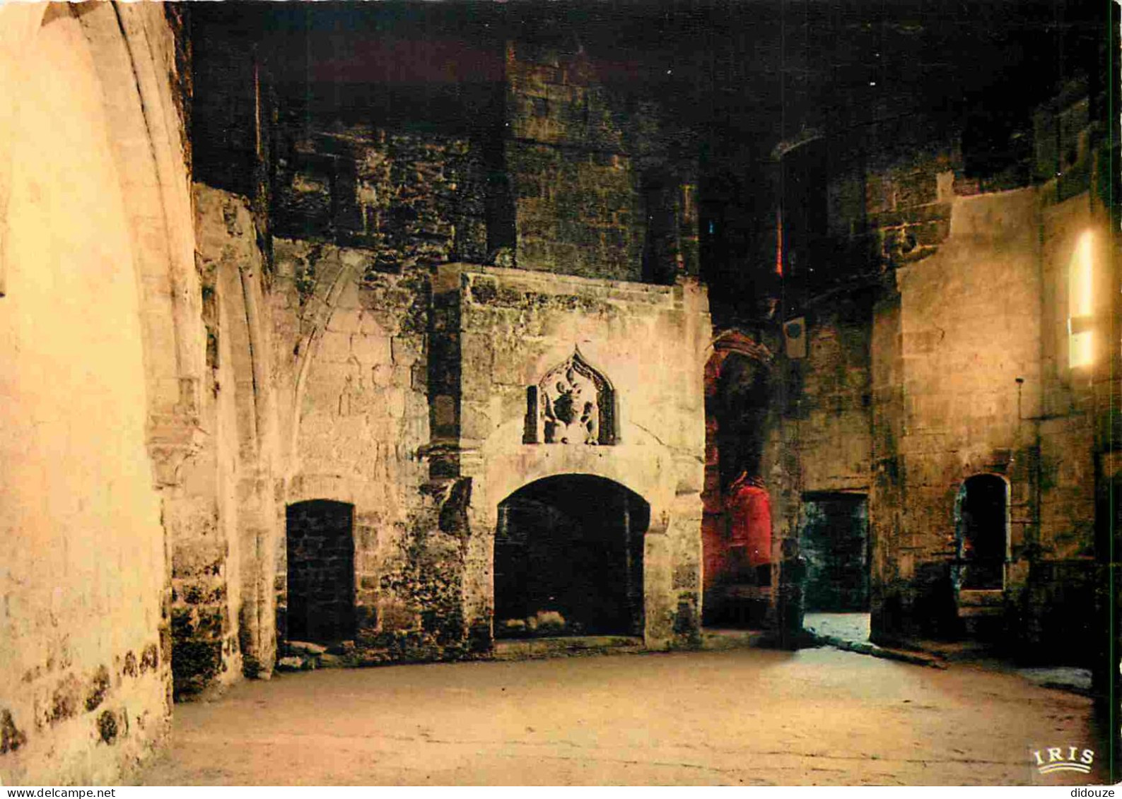 Carte Postale - 16 - Cognac - intérieur du Château de Cognac - Ets Cognac Otard - Salle au casque - Carte Dentelée - CPS